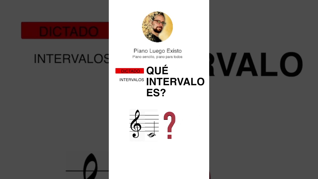 🔴 Ejercicios entrenamiento auditivo. Intervalos 1