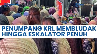 Keos Banget! Penumpang KRL di Stasiun Sudirman Membludak hingga Eskalator Penuh, Ini Penyebabnya