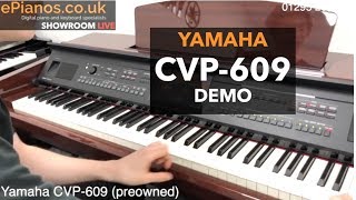 Yamaha CVP609 Clavinova live demonstration
