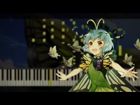 [Piano Solo] Touhou 16 - A Midsummer Fairy's Dream | Synthesia Tutorial | Arrangement