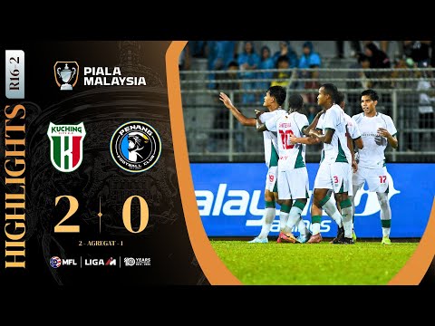Kuching City FC 2-0 Penang FC | Highlights | Piala Malaysia 2025-2026 | R16-2