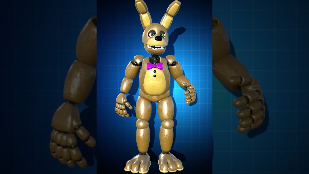 (FNAF/BLENDER) Vr Spring Bonnie - Workshop Animation  #fnafar #fnaf2 #fnafhelpwanted #fnafworld