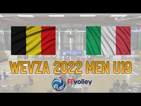 WEVZA 2022 MEN U19 BELGIUM - ITALY