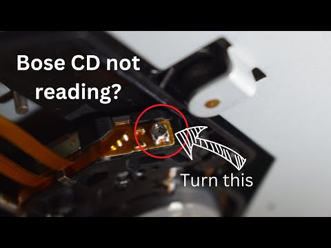 Easy Fix! Bose CD player not reading Model: AWRCCH