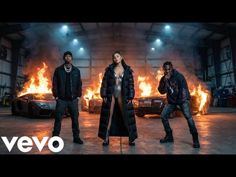 Ariana Grande, Tyga, Travis Scott - Moonlight Party (ft. Cardi B) | (Official Lyrics Video) 2026