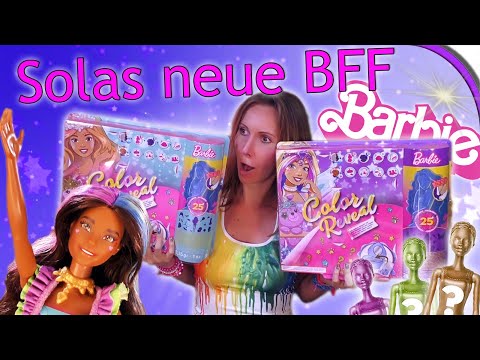 Barbie Color Reveal peel off auspacken 💕 Barbie FEE vs. MEERJUNGFRAU 🧚🏼‍♀️🧜🏼‍♀️ Einhorn 🦄