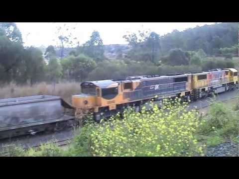 QR National 2300 class on the Liverpool Range.