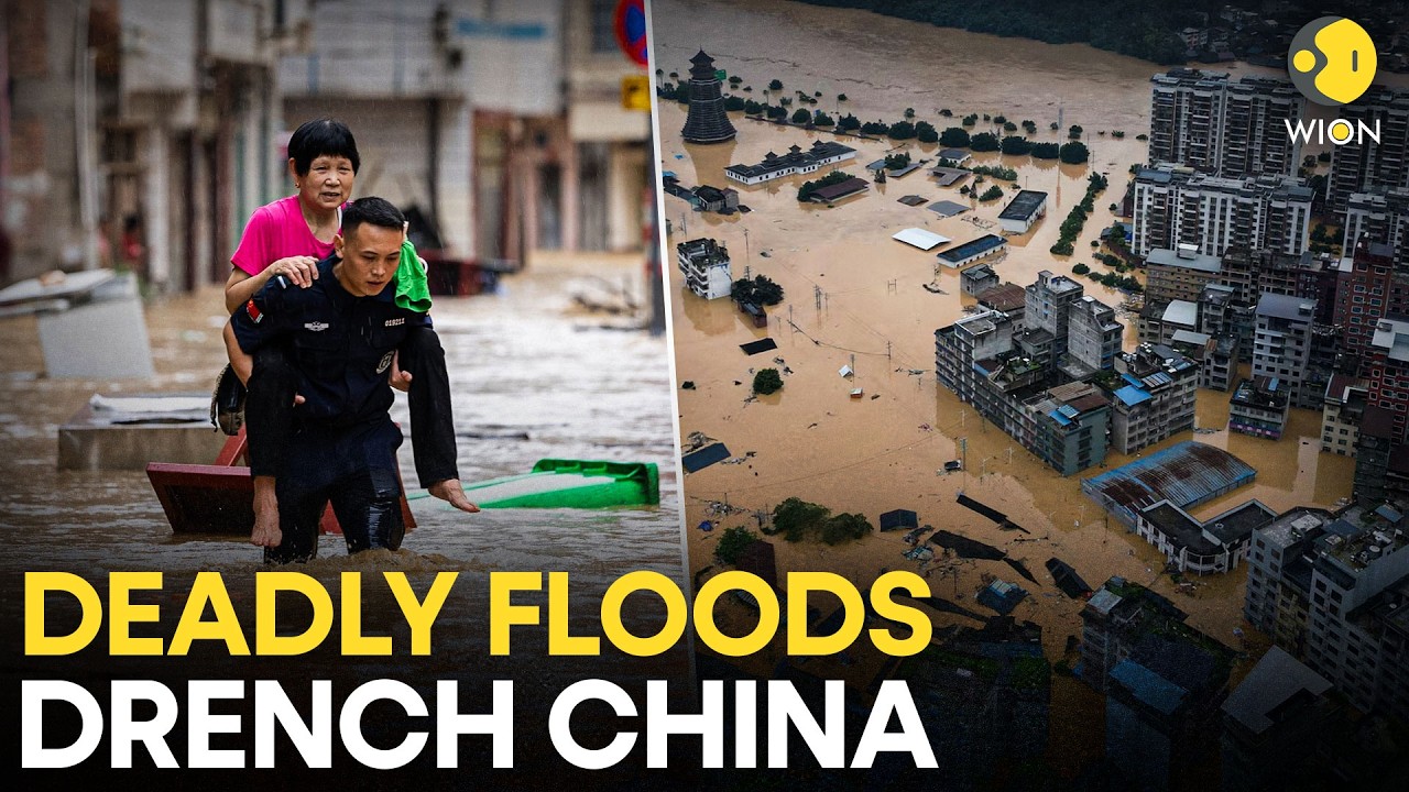 China Floods LIVE: China DROWNING? Extreme Rains Trigger Deadly Disaster Killing 18 | WION LIVE