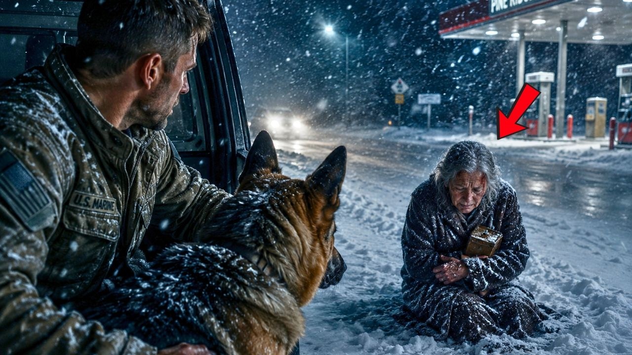 A Marine Found an Elderly Woman Abandoned in a Blizzard—What She Hid Inside the Music Box Broke Him
