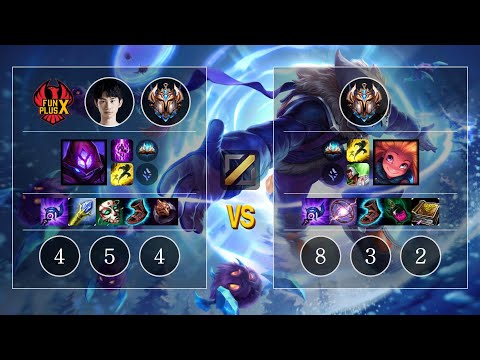 FPX Doinb Malzahar vs Zoe Mid - KR Challenger Patch 10.10