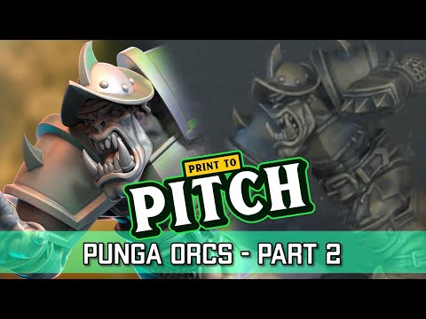 Punga Orcs Team - 3D Printing Blood Bowl | Print to Pitch (Bonehead Podcast)