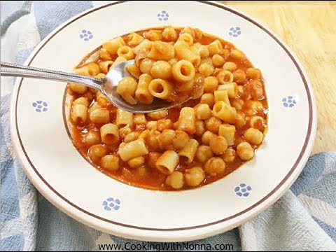 Pasta e Ceci - Chickpeas-  Rossella's Cooking with Nonna