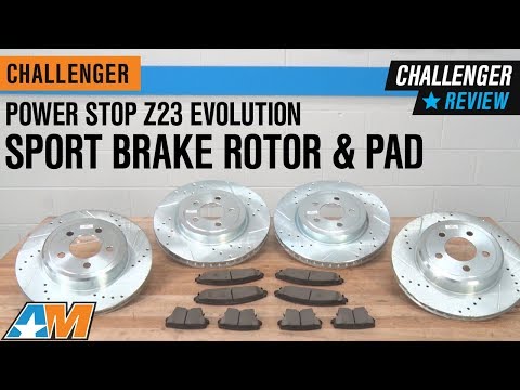 2009-2019 Challenger RT, SE & SXT Power Stop Z23 Evolution Sport Brake Rotor & Pad Review