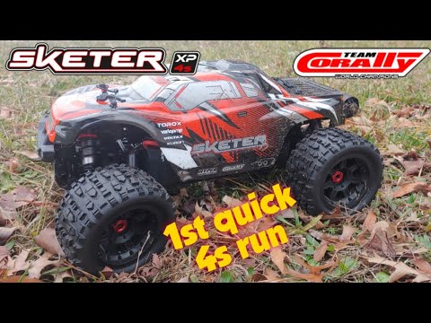 Team Corally Sketer Quick 4s Test Run
