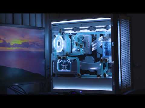 White Hydro X Series XG7 RGB 30-SERIES GPU and Corsair 5000D AirFlow Build