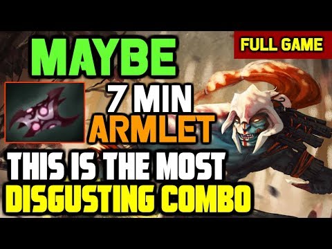 OMG! This is the Most Distusting Combo in DotA 2 - Huskar + Oracle with Drow Aura