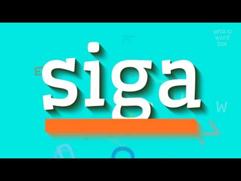 SIGA - HOW TO SAY SIGA? #siga