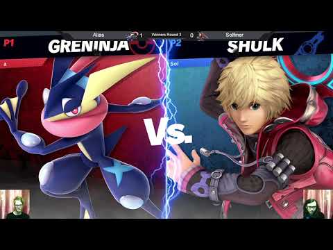 USK8 WR3 - Alias (Greninja) vs Solfiner (Shulk) - Smash Ultimate