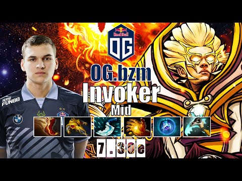 Invoker Mid | OG.bzm | BZM 16 YEAR OLD SUPER FAST FINGER INVOKER | 7.30e Gameplay Highlights