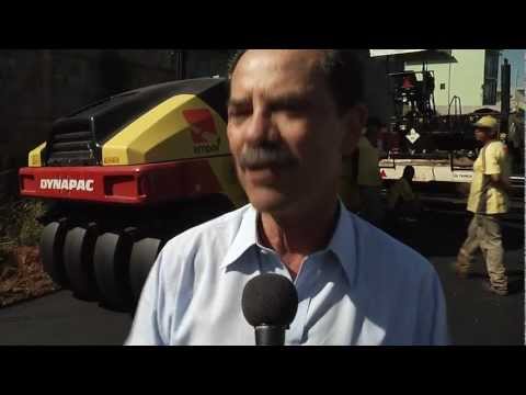 Equipamentos modernos são destaque no maior programa de asfaltamento de Juiz de Fora