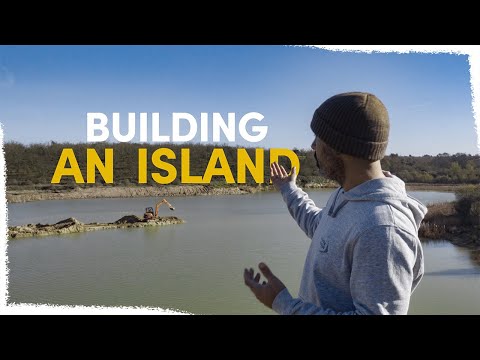 Why we're building an island in our quarry rewilding project | VLOG