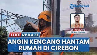 Angin Kencang Ngamuk di Plered Cirebon, 23 Bangunan Rumah hingga Atap Masjid Rusak Parah