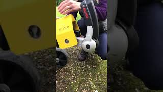 Fitting a milenco hitch lock to an alko hitch on a touring caravan