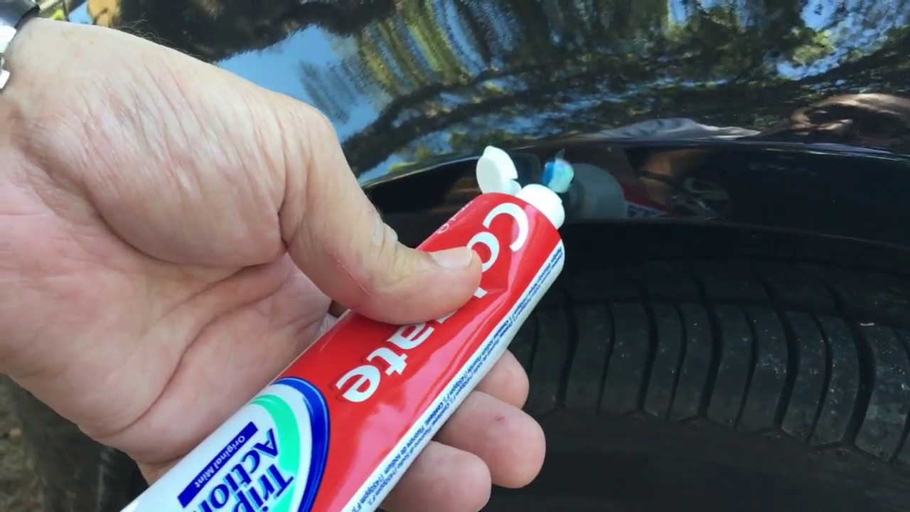 QUITA ARAÑAZOS DEL COCHE ¡¡¡ CON PASTA DE DIENTES !!!