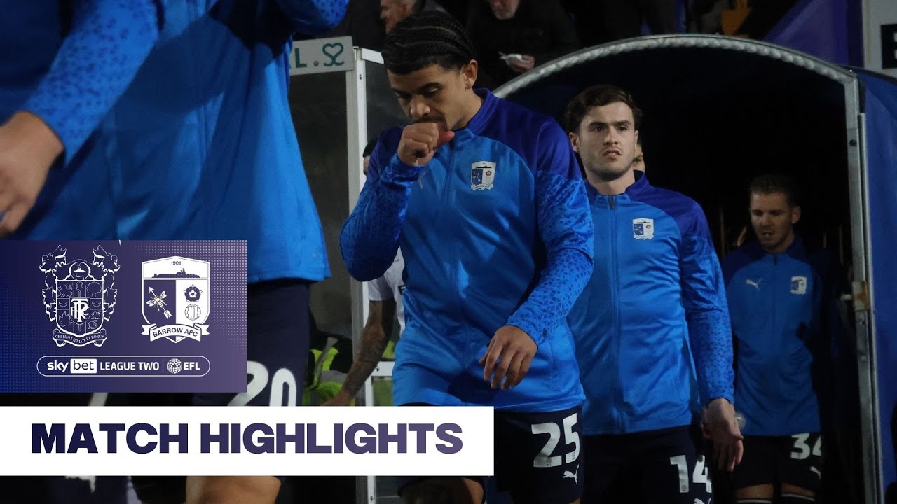 Highlights: Tranmere vs Barrow Season 2025/2026