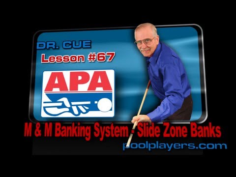 Dr. Cue Pool Lesson #67: M & M Banking System (Slide Zone Banks)!