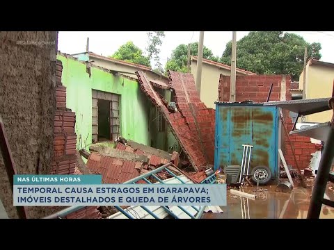 Temporal destrói telhados, causa queda de árvores e estragos em Igarapava