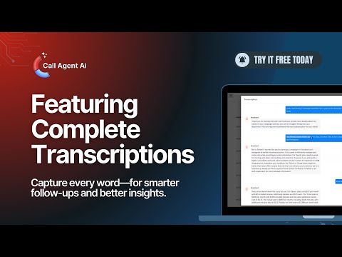 Seamless Call Transcriptions with Call Agent AI: Never Miss a Detail!