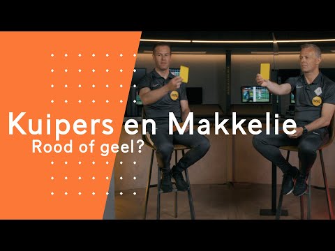 Rood of geel I EK-scheidsrechters Björn Kuipers en Danny Makkelie