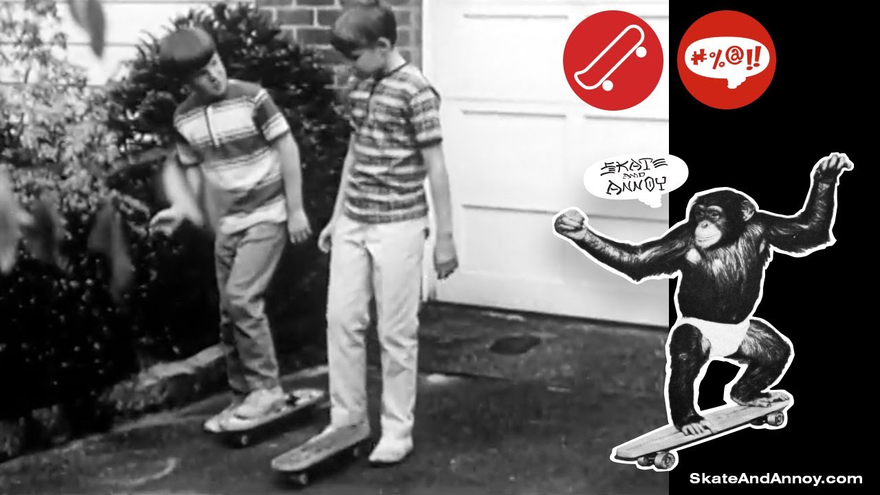 1960's Gleem Commercial with Skateboarding: Skate and Annoy