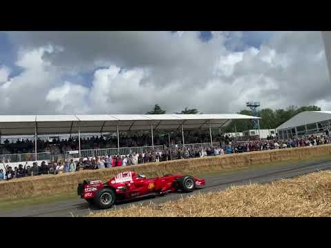 Kimi Räikkönen’s Ferrari F2008 at Goodwood Festival Of Speed 2022