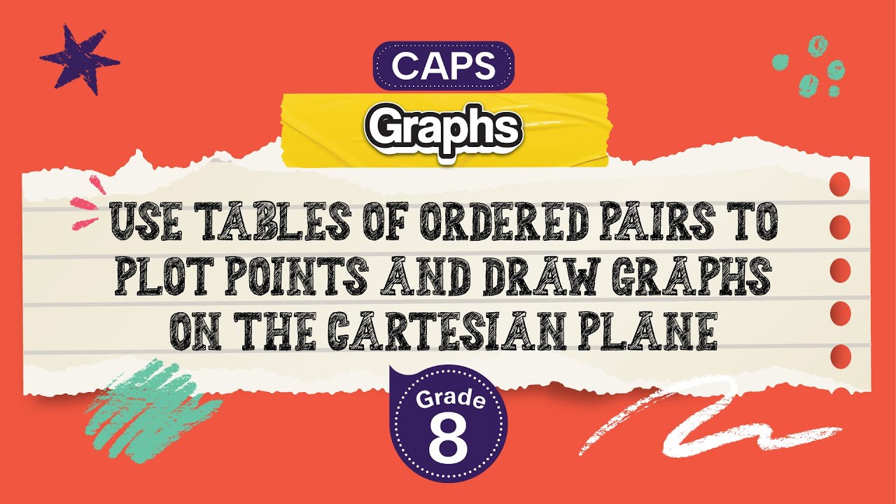 Use Tables of Ordered Pairs to Plot Points and Draw Graphs on the Cartesian Plane