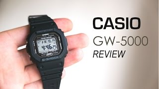 Casio G-SHOCK GW-5000-1JF Review [4K UHD]