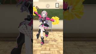リオナさんもっと真ん中で踊って…テレパシ踊ってみたよ🎶チアガールさんみたい？？？♡ #vtuber #shorts #dance