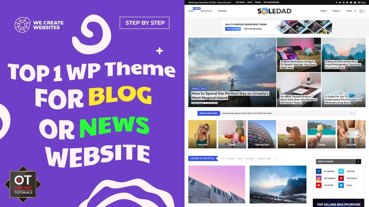 The Best WordPress Theme for Blog or News Websites | WordPress Theme Reviews