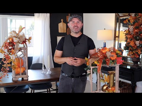 How To Decorate A Lantern For Fall (quick and easy fall ideas )