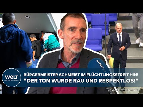 Video Thumbnail: FLÜCHTLINGE: Bürgermeister schmeißt hin! "Das hat mich am Ende erschreckt!" Bund- und Ländertreffen