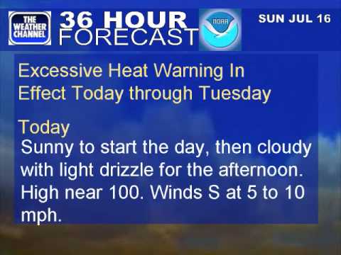 WeatherStar XL v1 Emulation- July 2006 Heatwave In Elgin
