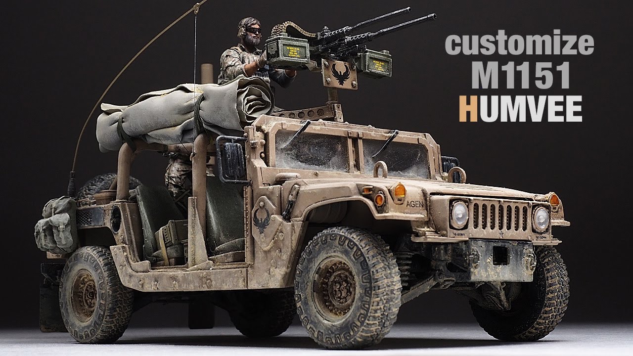 Customize M1151 Humvee - Part 2 - 1/35 ACADEMY -  [ Painting - weathering ]