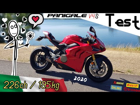 "Test" 226hp for 195kg and yet it's easy 🥰 "DUCATI PANIGALE V4s from 2020"