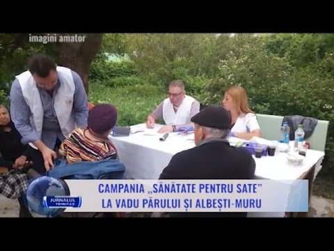 Campania ,,Sănătate pentru sate”, la Vadu Părului și Albești-Muru