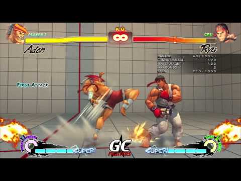 Air Jaguar Kick Combos with Adon in SSF4AE