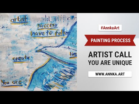 Painting process: You are unique by Anna Ponomarenko [EP81]