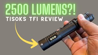 Tisoks TF1 EDC Flashlight; FIRST LOOK!