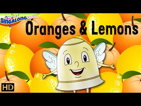 Oranges & Lemons - (HD) | Soft Rock Music Style | Nursery Rhymes | Popular Kids Songs