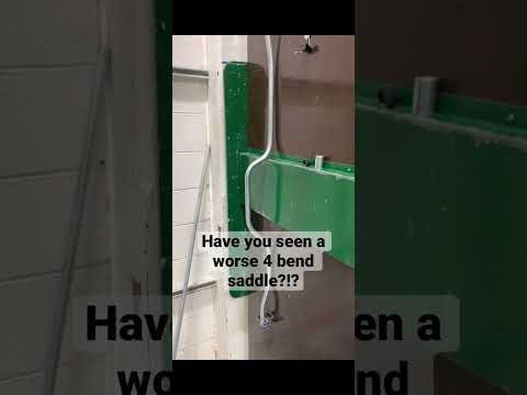 Tips from a pro: conduit bending #diy #electrician #learn #teach #work #skilledtrades #apprentice